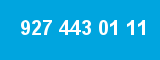 927 443 01 11 927 443 01 11